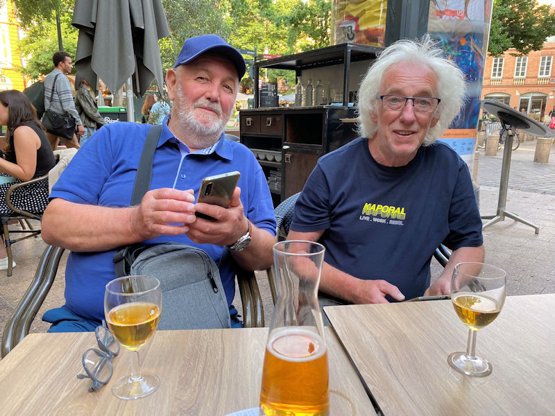 Walter und Dieter in Toulouse