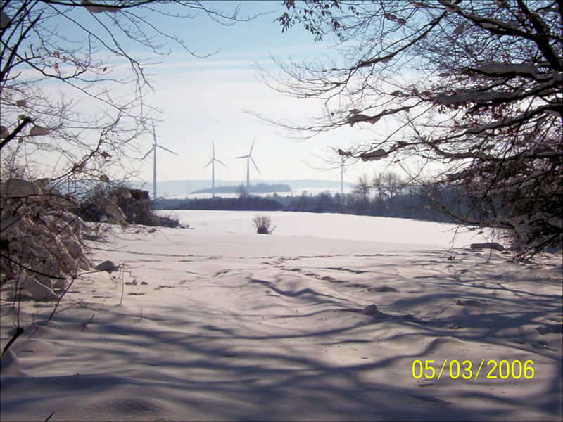 Winterlandschaft März 2006